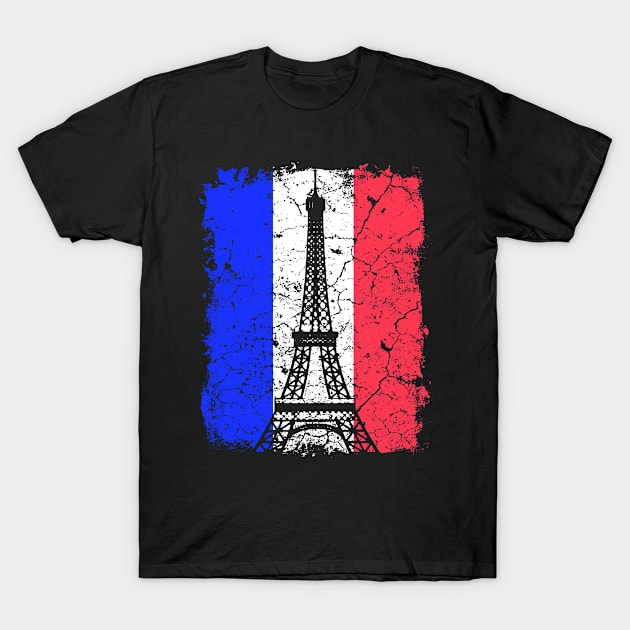 Paris France Eiffel Tower T-Shirt by Mila46